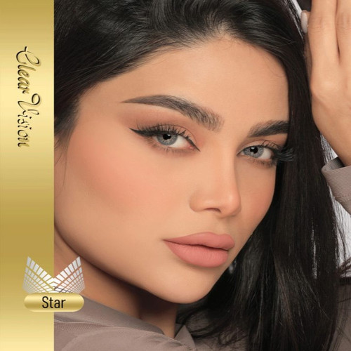 لنز رنگی مدل star برند کلیر ویژن